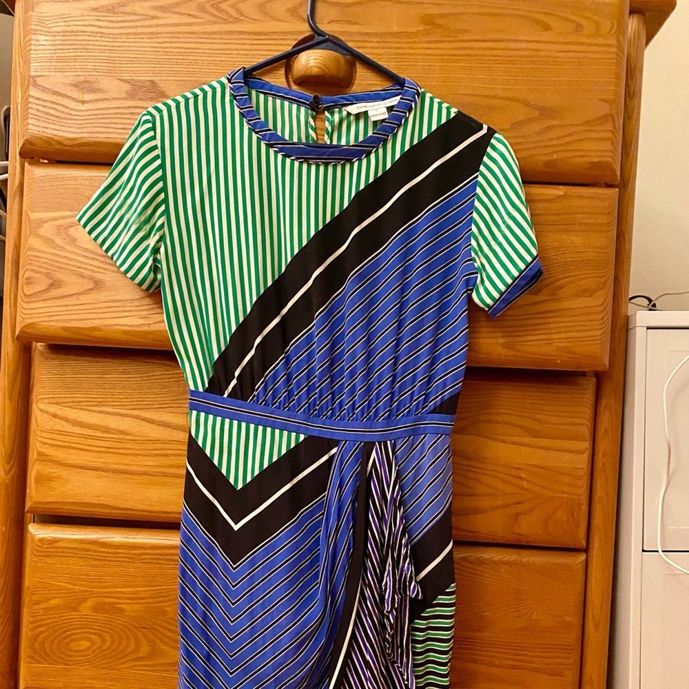Dvf silk dress